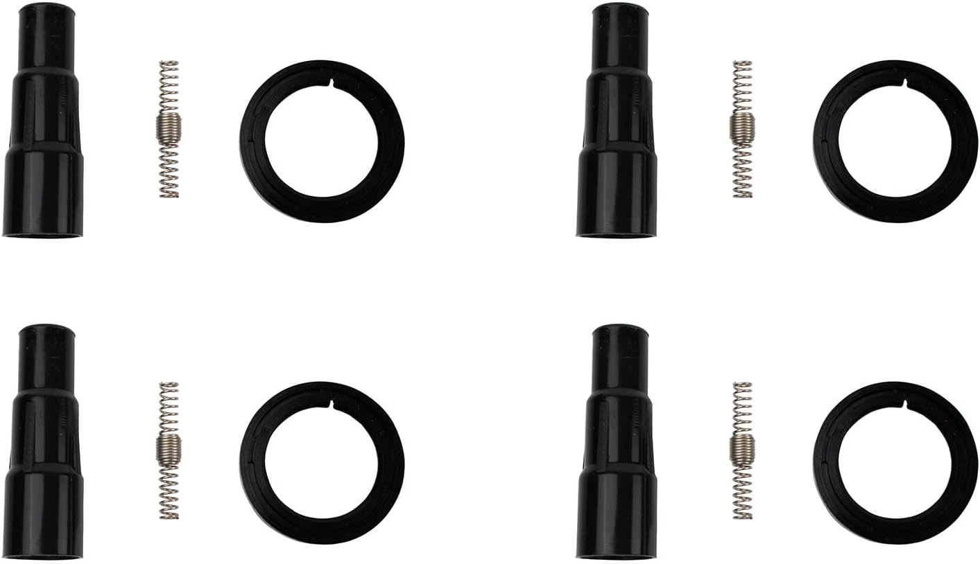 Engine Ignition Coil Boot Kit Set of 4 for Lexus Pontiac Scion Toyota New