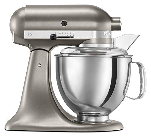 Image of KitchenAid KSM150PSACS 5-Qt. Architect Series with Pouring Shield - Cocoa Silver