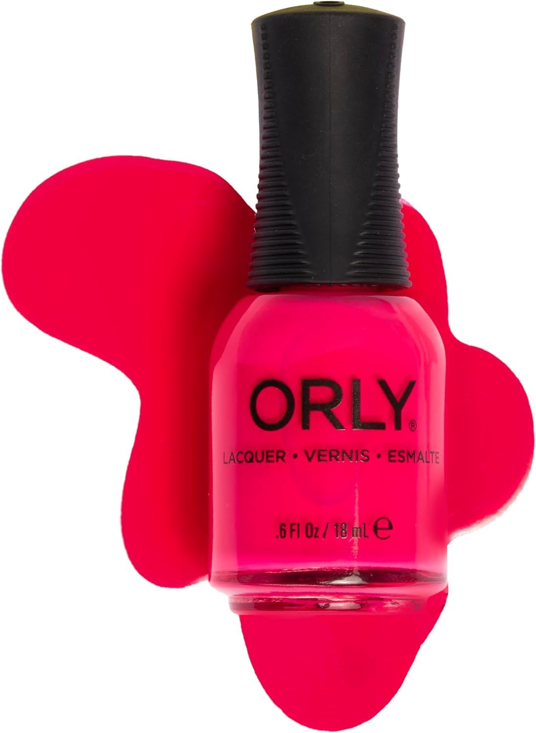 ORLY Dark Pink Nail Lacquer | Glossy Finish Nail Polish | Smooth, Even Coverage | Precision Gripper Cap | Vegan & Cruelty-Free (Berry Bliss)