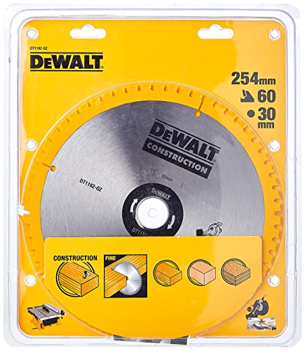 DeWalt 60D Blade lame scie circulaire 254x30 bois dur couleur argent
