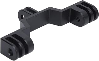 Montagem de cabeça dupla para Gopro, Adaptador de montagem dupla para câmera Motion Design de cabeça dupla para GoPro