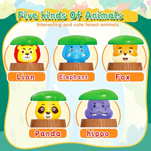 Image of FS Pop Up Toy for Baby 6-12 Months, Cause and Effect Toys for 1 Year Old, Early Learning Educational Pop Up Baby Toy for Boys and Girls 1st Birthday Gift