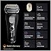 Braun Series 9 PRO+ Electric Shaver, Pro SensoAdapt, 6in1 SmartCare Center, Wet & Dry Razor, 9660CCPS, Black