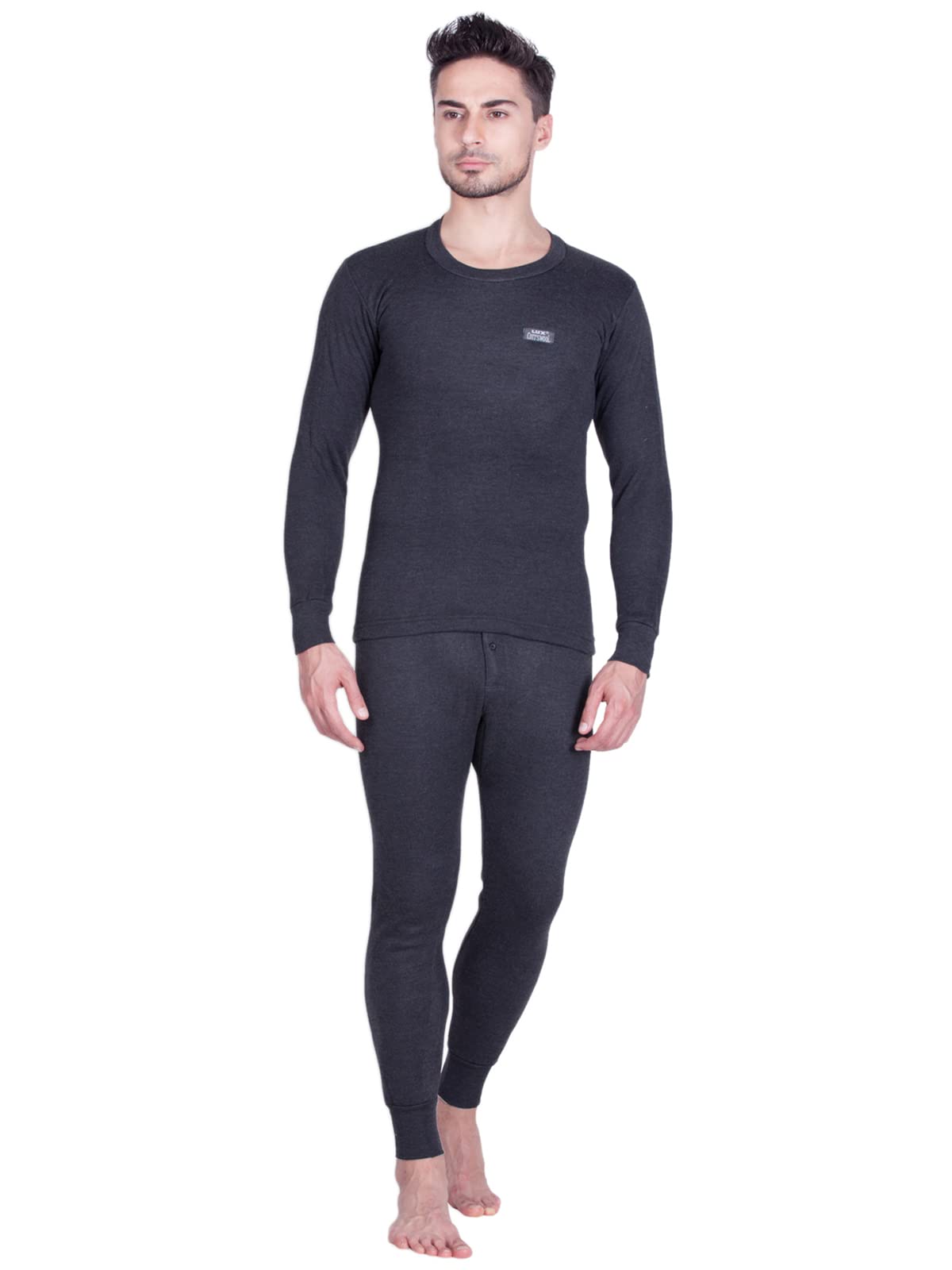 Lux Cottswool Mens Round Neck Full Sleeves Thermal Set-image-17