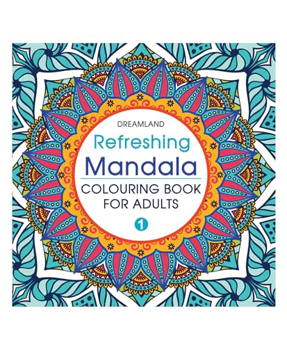 Refreshing Mandala- Colouring Book for Adults Book 1
