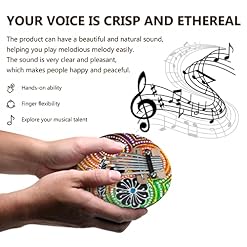 BIENKA Coquille Doigt Pouce Piano Peint À La Main Kalimba Réglable Doigt Pouce Piano Instrument De Musique for Débutants… - Les Beatles, Paul McCartney, John Lennon, RIngo Starr, George Harrison BIENKA Coquille Doigt Pouce Piano Peint À La Main Kalimba Réglable Doigt Pouce Piano Instrument De Musique for Débutants… – Image 3