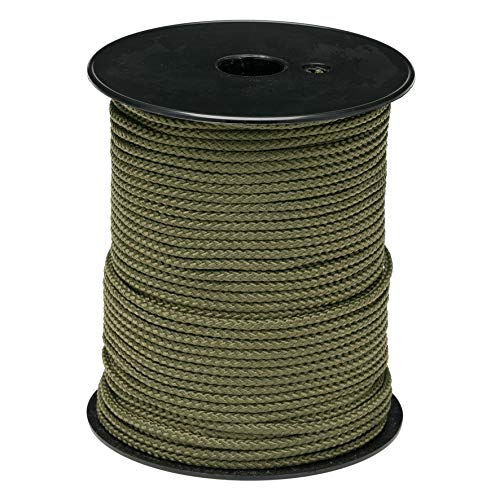 Spule, Khaki, Polypropylen, geflochten, Durchmesser 4 mm, Länge ± 100 m, 414 K. Flandria