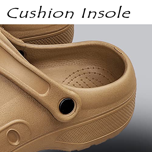 Men Chef Clogs Slip Resistant Garden Clogs with Arch Support Safety Nursing Shoes Work Shoes Water Oil Resistant for Men Food Service4
