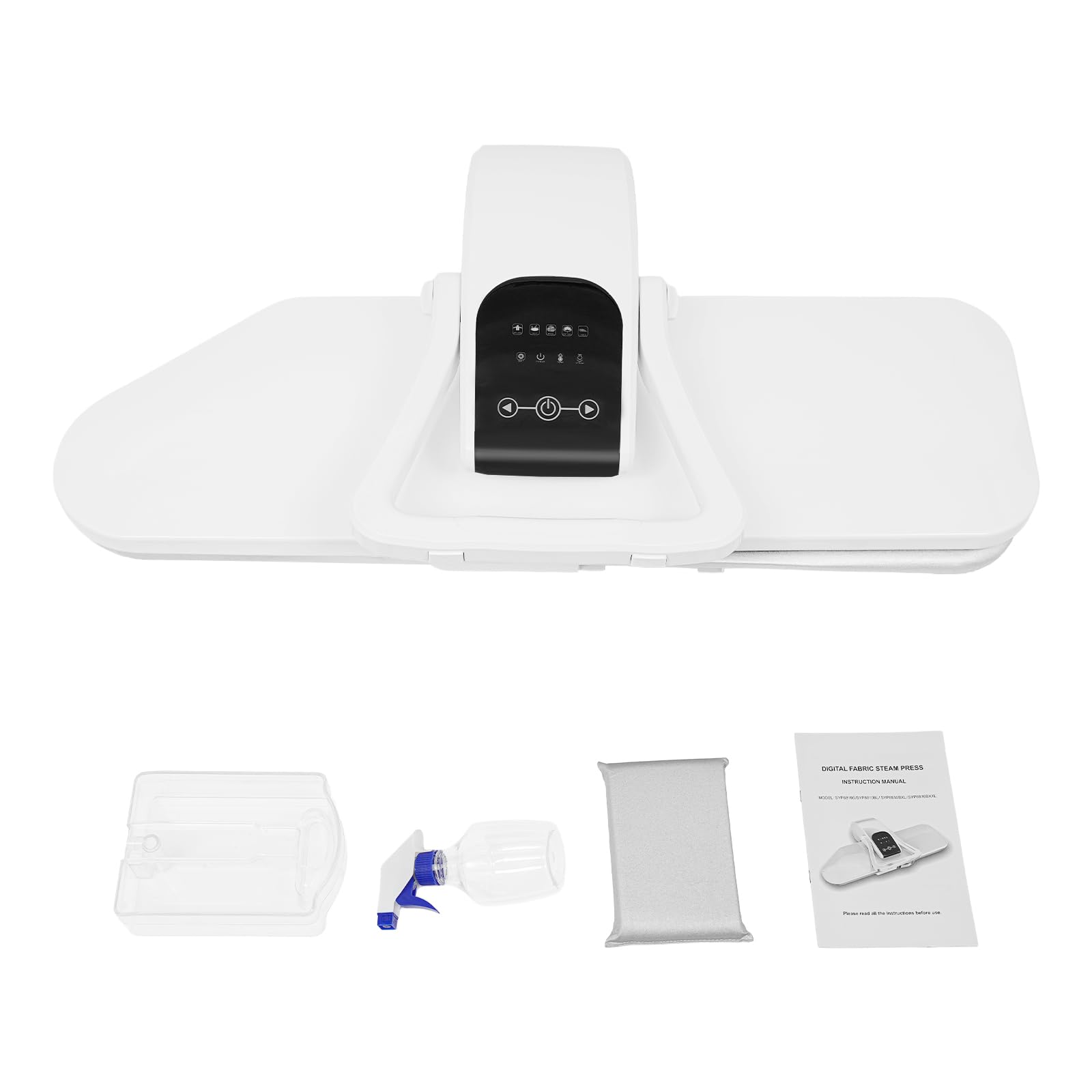 Plancha de vapor 2200 W, 120 g/min, golpe de vapor, 5 niveles de temperatura, pantalla táctil para ropa, hogar