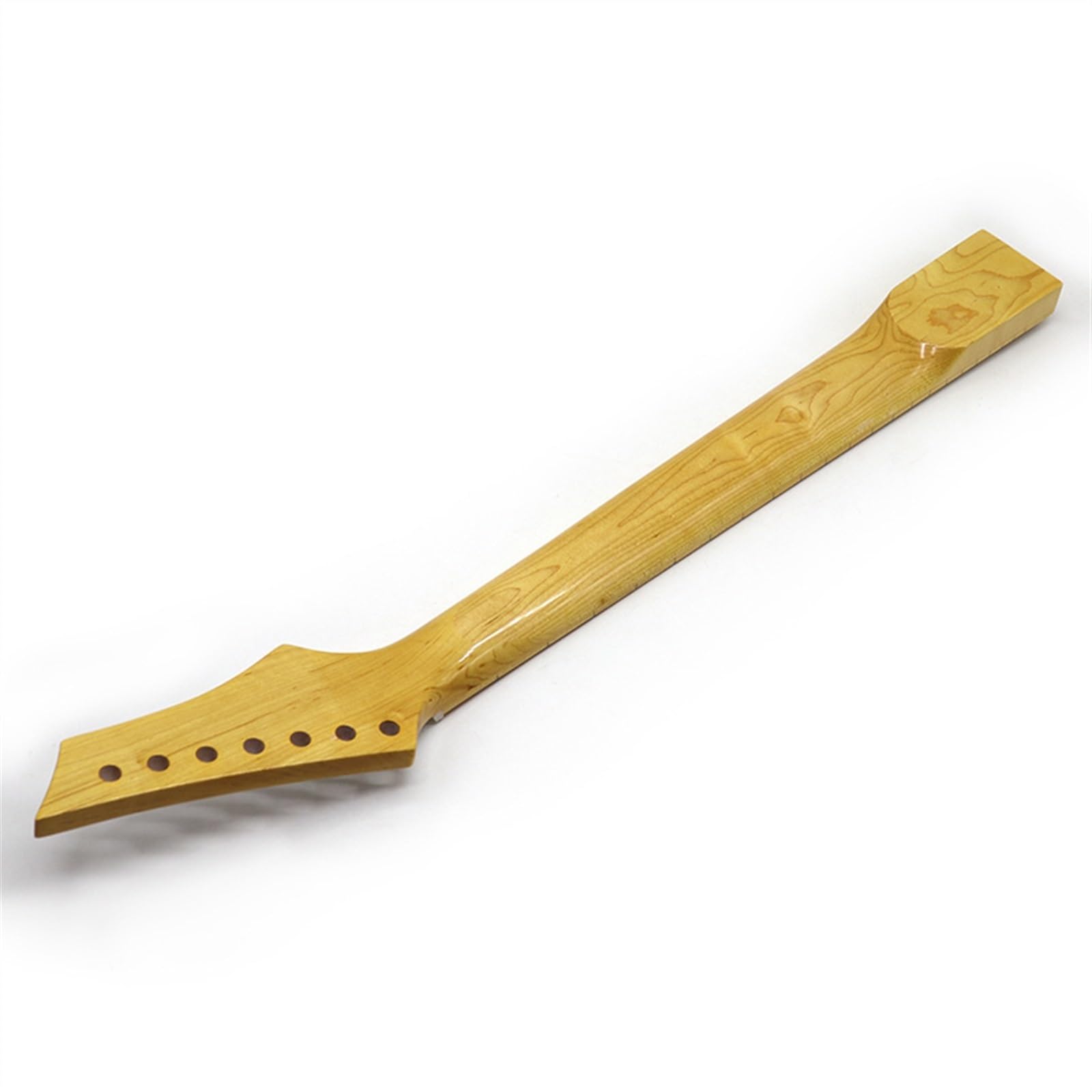 Mancino Acero Canadese Manico per Chitarra, 7 Corde 24 Tasti 2.5 Pollici Ampio Manico per Chitarra Elettrica Parti Sostituzione Adatto per Chitarra Appassionati