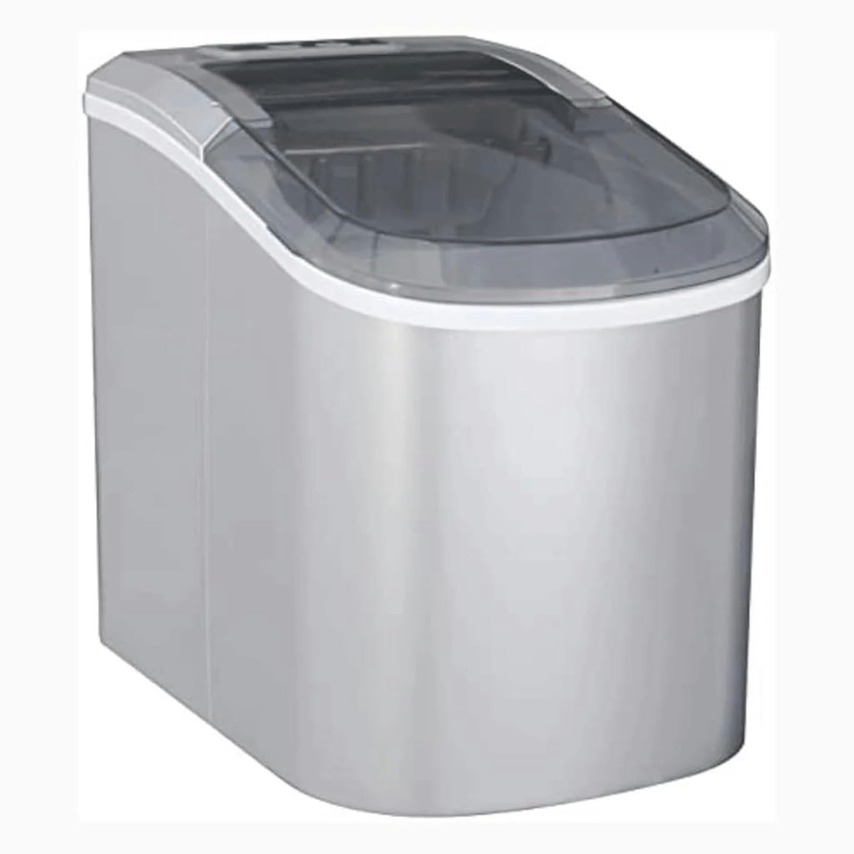NWKHRSO Compact Ice Maker, 26 lb per Day Ice Maker Machine for Countertop Portable Ice Maker Machine, Gray