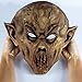 Lelaffet Halloween Mask Scary Challenge Games Evil Mask with Long Hair, Costume Halloween Creepy Cosplay Party Decoration (Evil Mask)