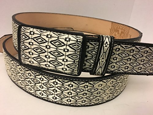 CINTO CHARRO BORDADO. WESTERN BELT. CINTO PLATA2