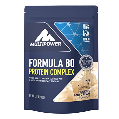 Multipower Formula 80, Sabor Cookies and Cream - 510 gr