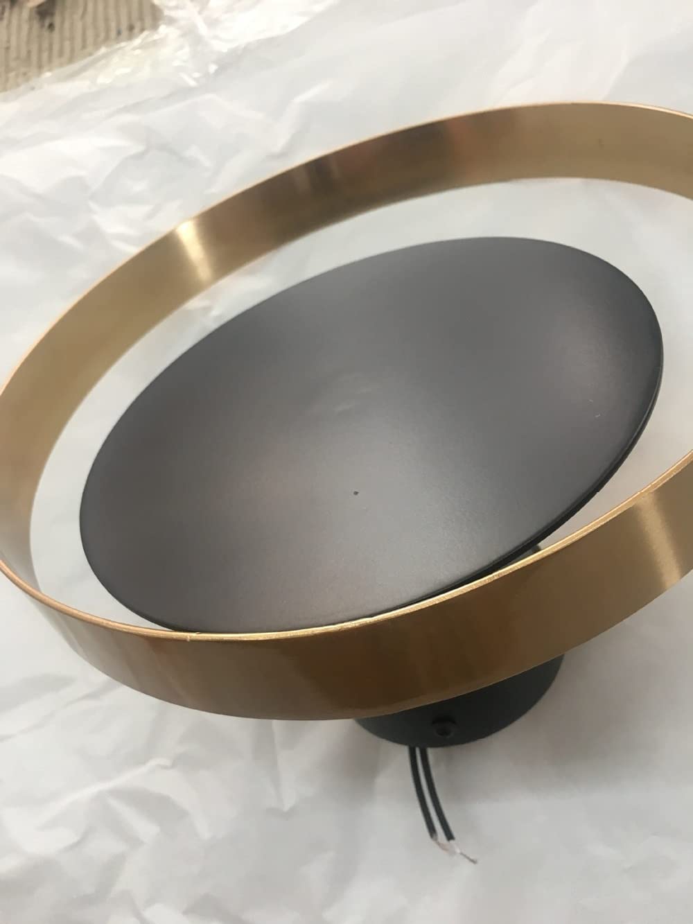 Lámpara de pared LED Lámpara de pared de cobre retro de lujo Lámpara de noche para dormitorio - Lámpara de pared para pasillo de cafetería, lámpara de pared moderna Comfortable anniversary