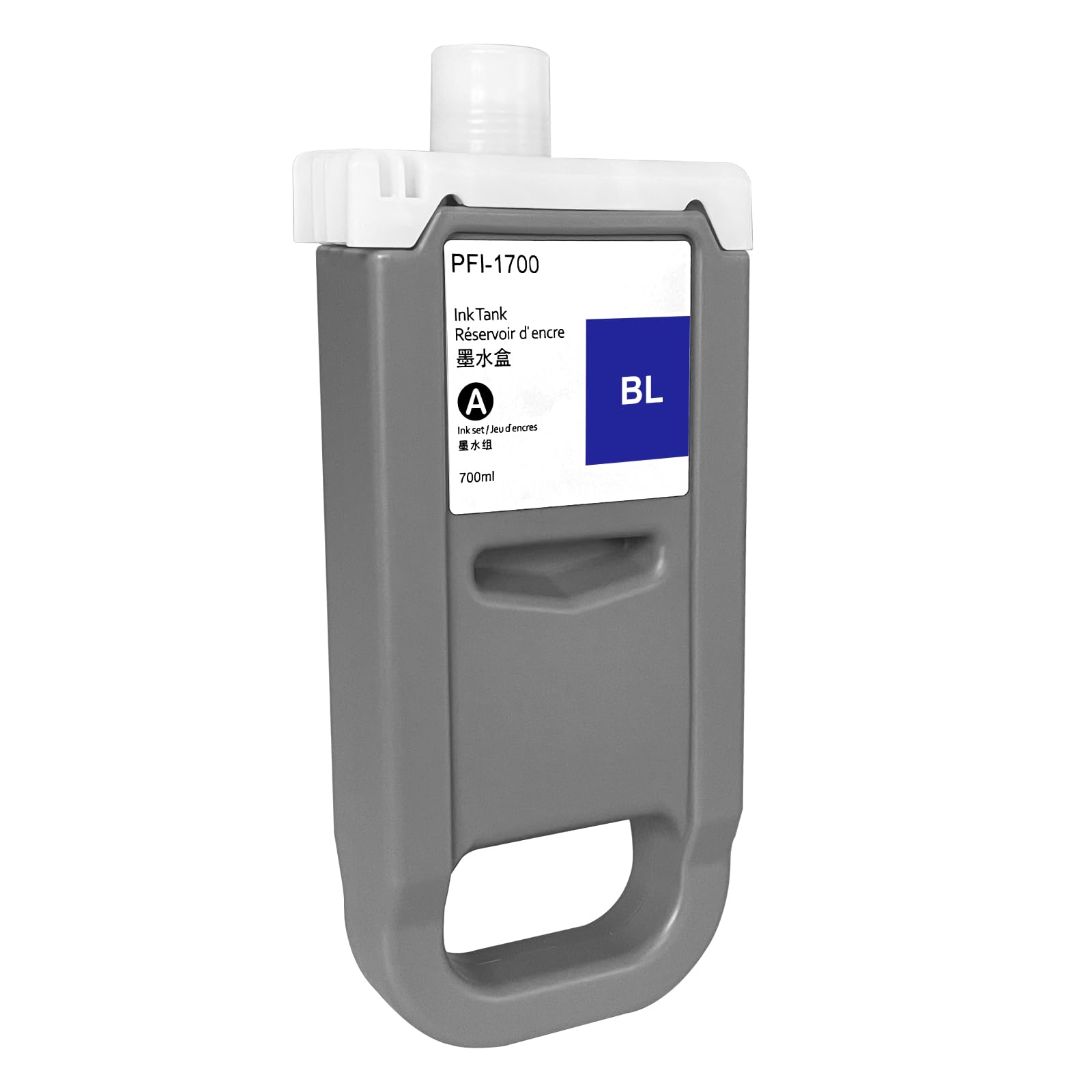 Dikarsum PFI-1700 Ink Cartridge Blue Replacement for Canon PFI-1700Blue Ink Tank Compatible with imagePROGRAF PRO-2000 PRO-2100 PRO-4000 PRO-4100 PRO-
