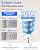 Waterdrop Spin Down Sediment Filter, 50/200 Micron Reusable Whole House Water Filter Sediment System, Flushable Pre-Filter System for City/Well Water,1" MNPT + 3/4" FNPT