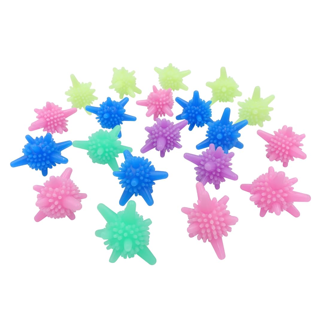 MeeTo Washer Balls, Reusable Tangle-Free, Eco-Friendly Laundry Scrubbing Lint Catcher Balls, Solid Colorful Washing Balls, Enhance Machine Cleaning Power, Unique Shape For Better Clean, (Pack Of 5) 2