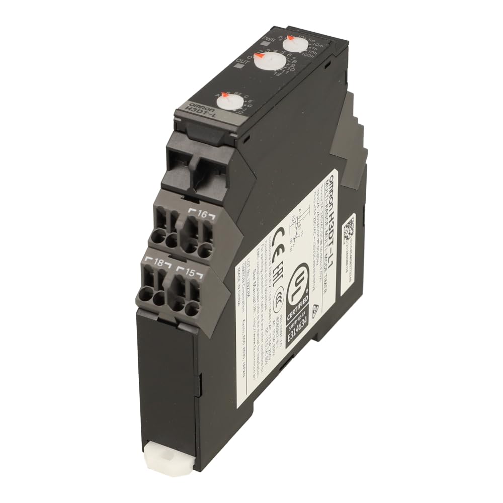 Minuteur 17,5 mm dIN multifonction Omron pour résoudre les problèmes d'espace de tableau