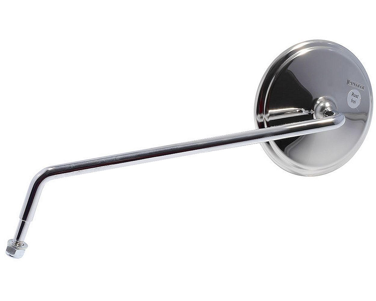Busch & Müller Spiegel rund links Moped Spiegel Chrom – Neu