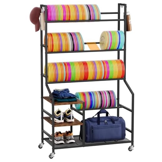 Portin 5 Tier Disc Golf Storage Rack