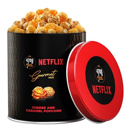 4700BC x Netflix, Gourmet, Cheese & Caramel Popcorn, Tin, 200g (B0DBR3G6DT) Amazon Price History, Amazon Price Tracker
