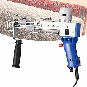 Elektrisch tapijt tuftpistool Gesneden poolkleed Tuftpistool Tapijtweefmachine 7-12 mm breimachine Thuis doe-het-zelfgereedschap voor snel weven van tapijten
