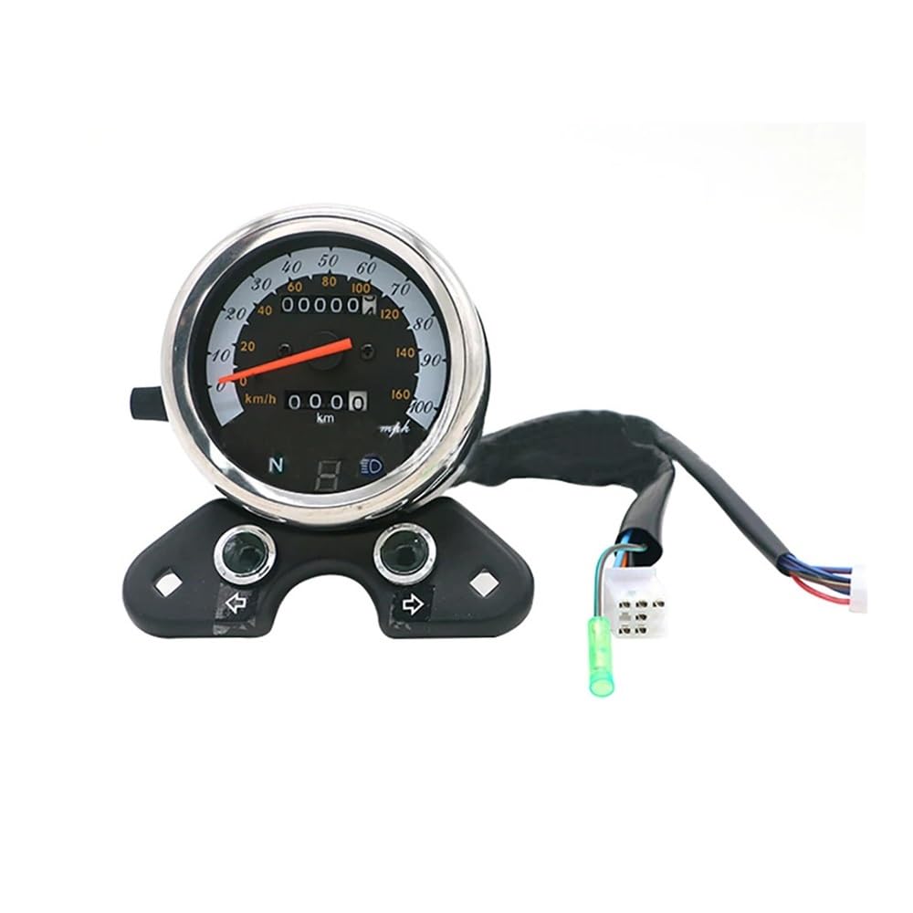 Contagiri contachilometri Contagiri Per Motocicletta Da 12 V, Contagiri Digitale, Contachilometri A LED, Contagiri, Doppio Misuratore Per