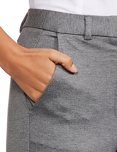 Image of Marks & Spencer Womens Solid Mid Rise Slim Fit Trouser