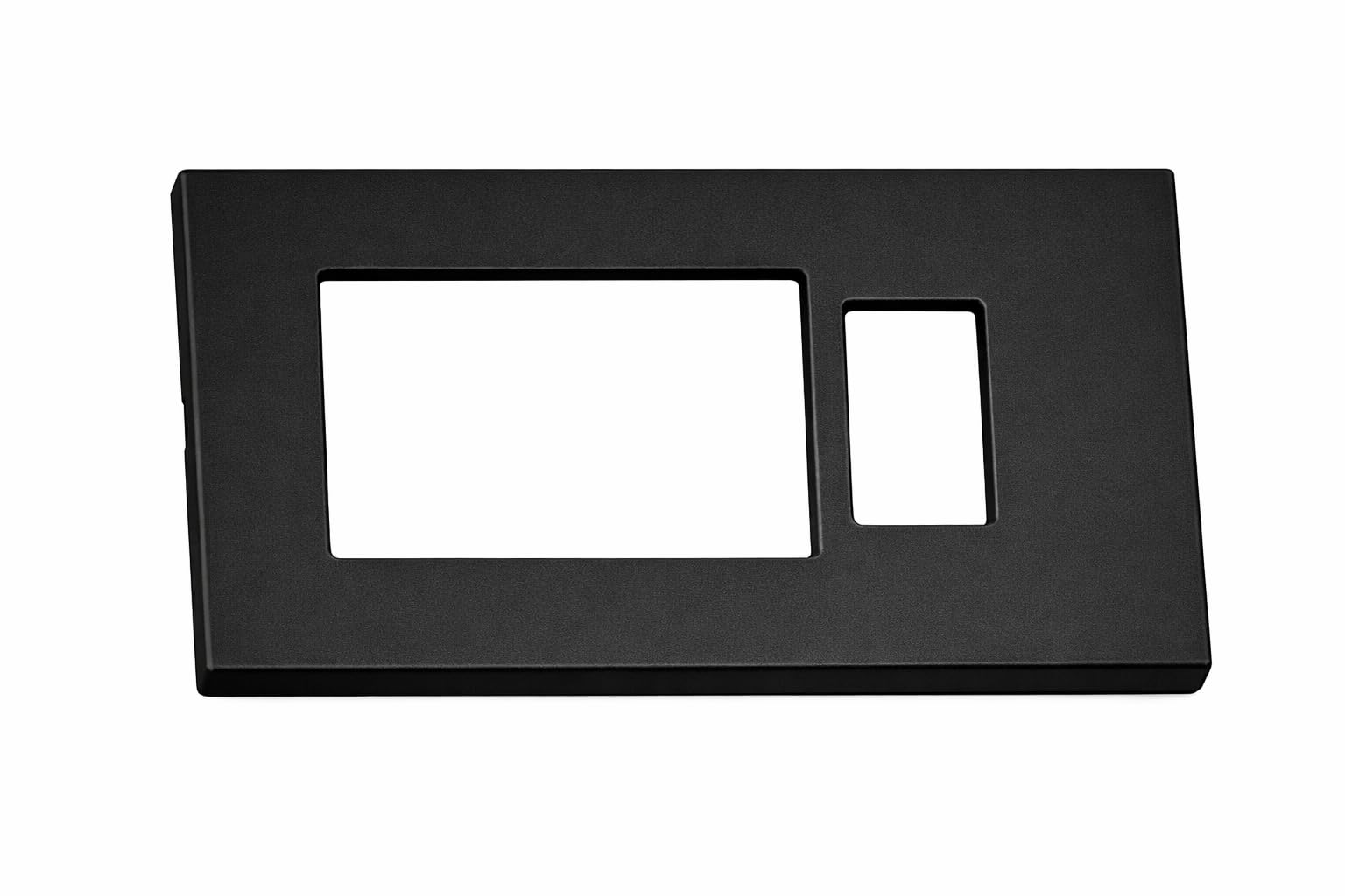 Plaque pour prise Schuko VENUS noire compatible BTicino Magic au design sobre
