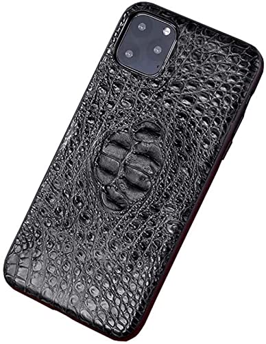 Coque crocodile iPhone 13 Pro : étui luxe business avec motif crâne élégant
