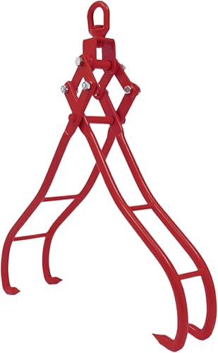 Pinzas de elevación de madera con 4 garras de 36 pulgadas, 4409 libras, pinzas de madera de garra de madera resistente con cabeza giratoria de 360