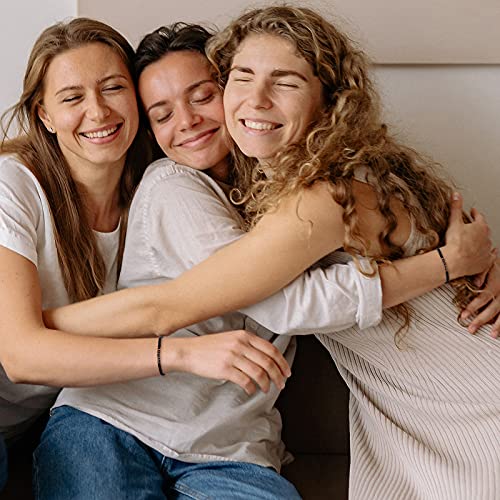 JoycuFF Bracelets for Women Teen Girls Gifts for Mom Wife Girlfriend Daughter Sister Best Friend Fashion Trendy Silk Wrap Bracelet Simple Birthday Jewelry Adjustable Morse Code Bracelets Be Fearless - Image 4