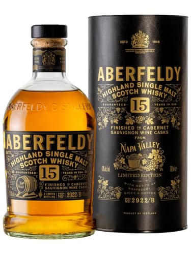 Aberfeldy 15 Years Old Red Wine Casks NAPA VALLEY 43% Vol. 0, 7l in Geschenkbox, 1, 700.0...