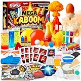 Playz Mega Kaboom! 150+ Explosive Science Experiments Kit for Kids Age 8-12 with 75 App & Video Guided Experiments - Chemistry Set STEM & Educational Toys & Gifts for Boys, Girls, Teenagers & Kids