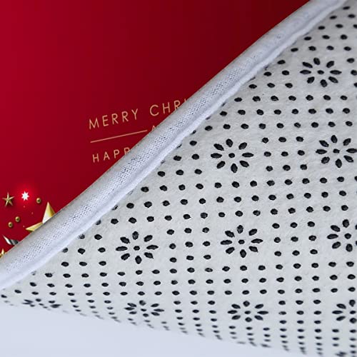 Badematten Set 3D 40x60 Weihnachten absorbierend 3-teiliges Badezimmerteppich-Set maschinenwaschbare weich badteppich… – Bild 7