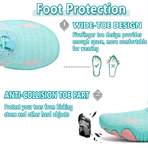 Barefoot Shoes Womens Mens Wide Toe Box Water Shoes Barefoot Trainers Women Men for Walking Running Gym Beach Surf Driving - Image 3