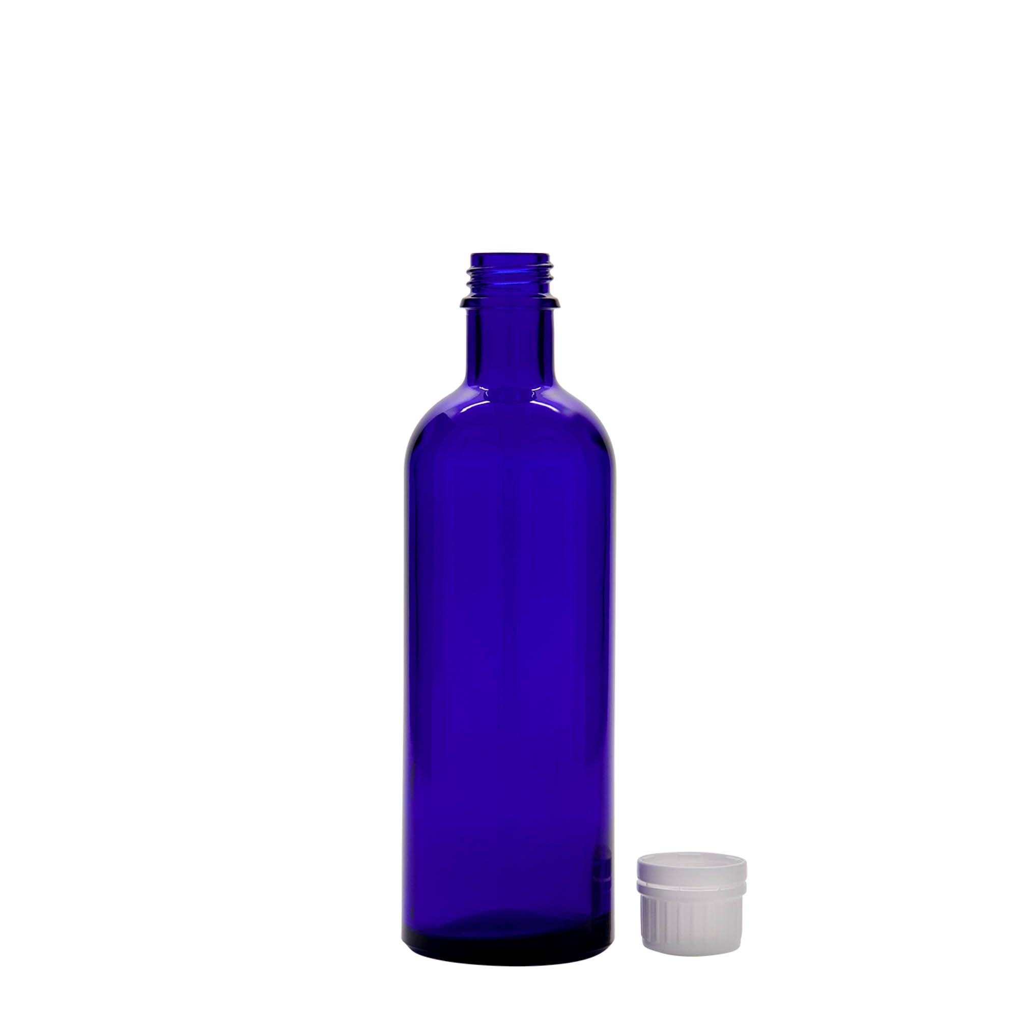 24er Set Medizinflaschen 200 ml aus Blauglas für Lichtschutz und sichere Aufbewahrung