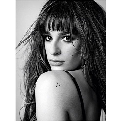 Lea Michele 8x10 Photo Glee stunningly sex Black & White at