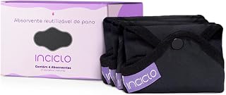 Kit Absorventes Reutilizáveis Inciclo (3 normais e 1 noturno)