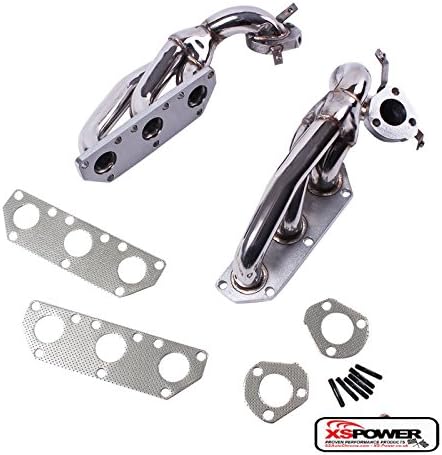 XS-POWER BRAND Turbo Manifolds "Compatible" WITH S4B5 Replacement for 2.7L Bi-Turbo Stainless Steel Racing Turbo Manifold S4 B5 A6/Allroad C5