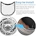 5231El1003B Dryer Lint Filter by Romalon Fit for LG Kenmore 7958/7968/7969 Dryer with Felt Rim Seal Replaces 5231El1002E Ap4440606 5231El1003E Ps3527578 5231El1003A 1266857 Ah3527578 Ea3527578
