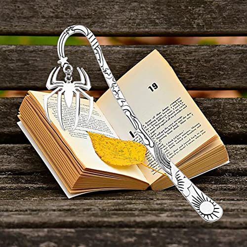 Bobauna Spooky Spider Bookmark Spooky Charm Bookmark Gift For Spider Lover Book Lover Bookworm (Spider Bookmark) #TOP6