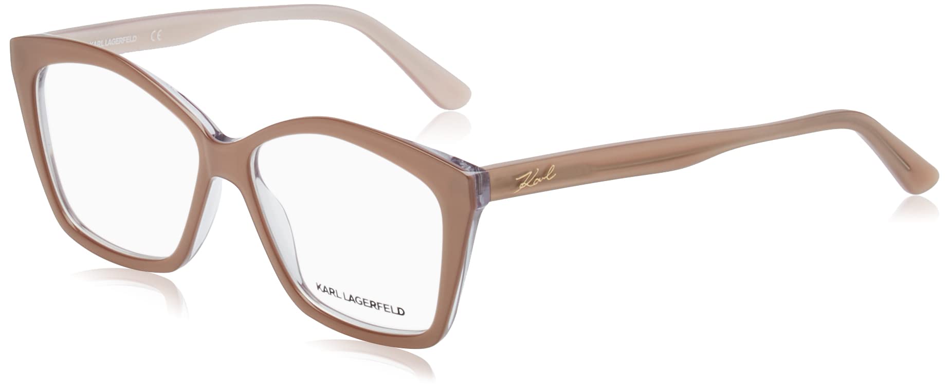 Karl Lagerfeld Brown Glasses, Female, 54 Mm, Kl6064 Eyeglasses
