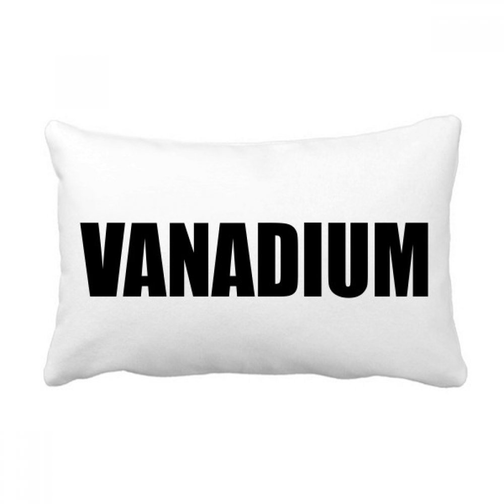 Coussin Vanadium Élément Chimie Oreiller Lombaire Canapé Décoratif 16x24