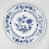Motif oignon Generisch Henneberg Ilmenau Assiette plate en porcelaine Motif oignon Diamètre 23 cm Profondeur 2,5 cm