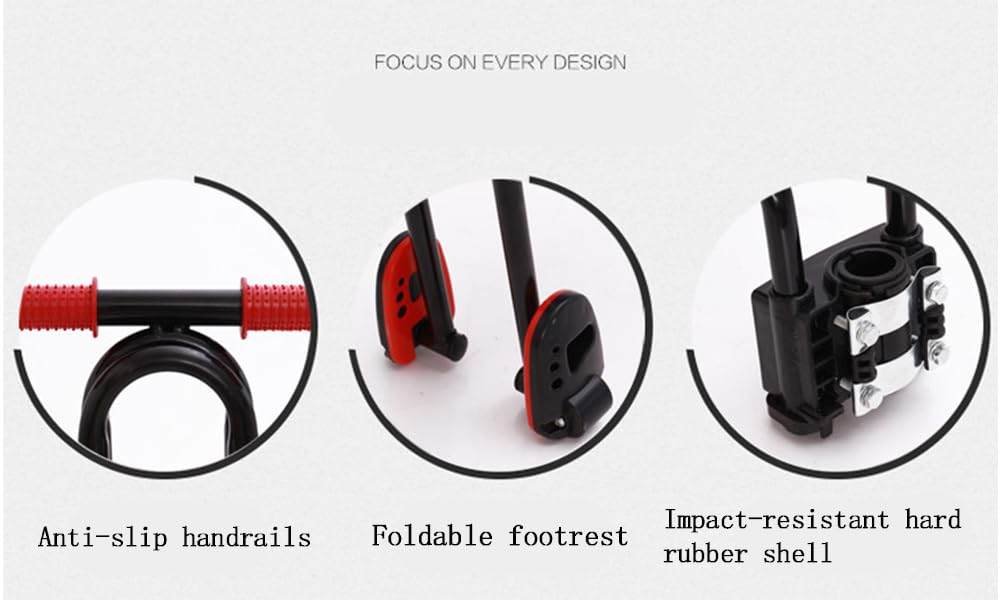 EEYZD Toddler Bike Seat,Adjustable Child Safety Seat,for Mountain Bikes Front Mounted Child Bike Seat for Children 4-8 Years,Black