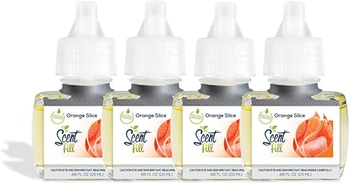 Miniatura 37 de Scent Fill Ambientador de néctar de jazmín enchufable, 4 recambios de aceite perfumado