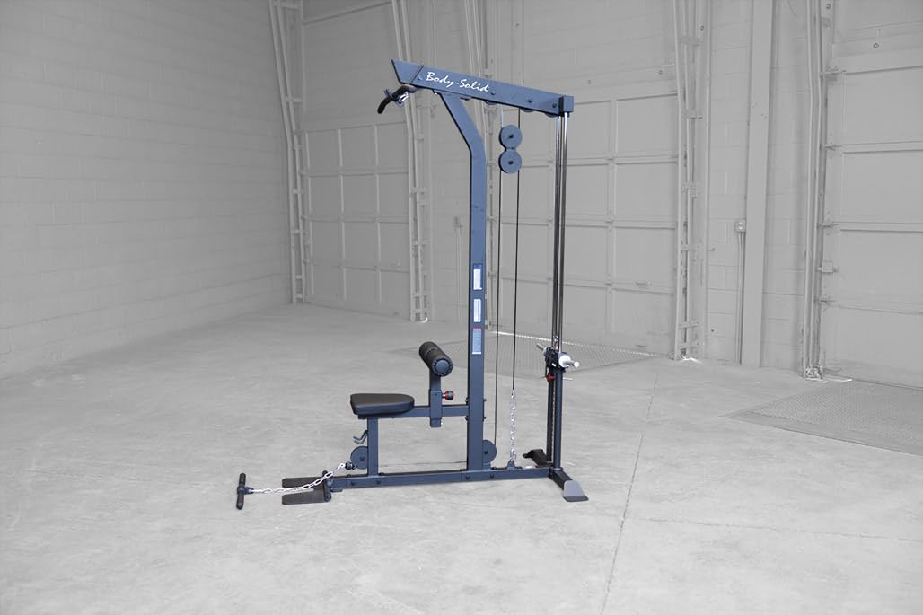 Body-Solid (GLM85B Pro LAT Machine Sculpte une machine plus forte, peu encombrante et d'exercice du dos, équipement de gym à domicile