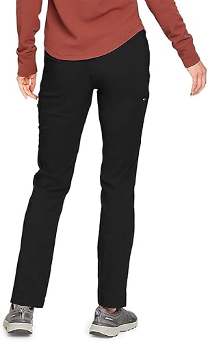 Miniatura 2 de Eddie Bauer Pantalones de senderismo Rainier para mujer, duraderos, cómodos, repelentes al agua, bolsillo para teléfono, protección UPF 50+